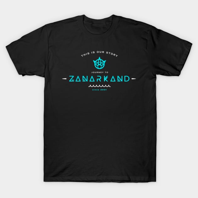 Journey to Zanarkand T-Shirt by Zonsa